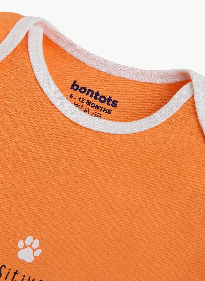 BONTOTS Boys Organic Cotton T-shirt with Graphic Print - Image 5